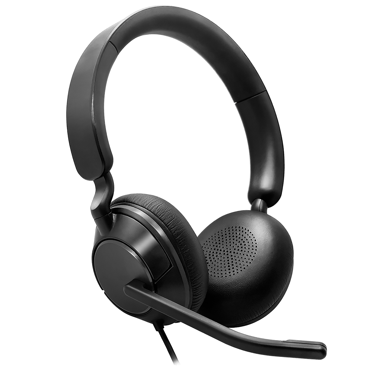 JOY1826 Wired On Ear Headphones with Mic (Carbon Black ...